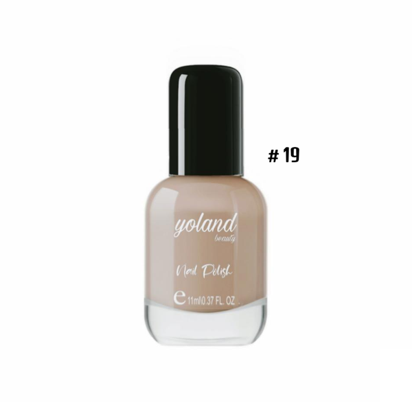 Yolande Beauty Nail Polish Quick-Dry Glossy Finish Color 19