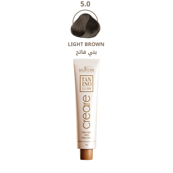 Light Brown Hair Dye 5.0 Tanino Interact Technology Salvatore 60g