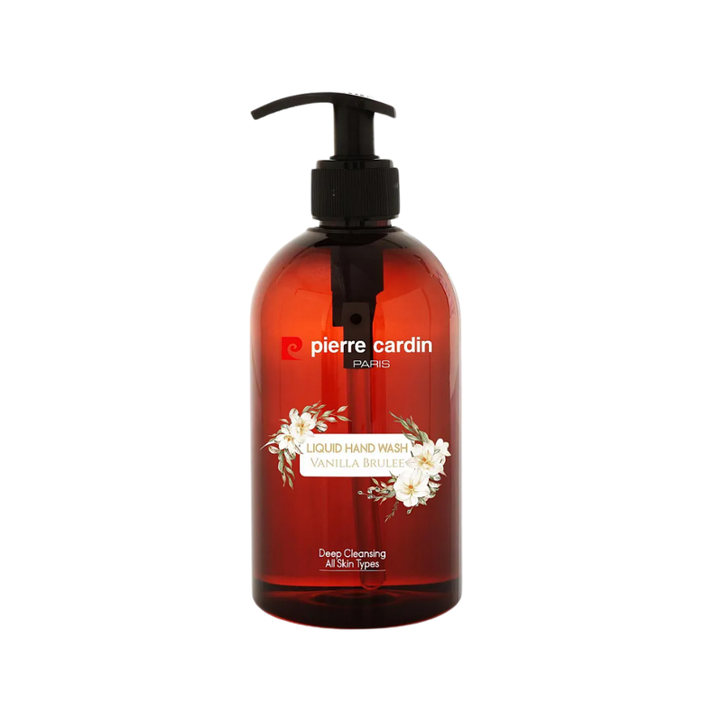 Pierre Cardin Vanilla Brulee Liquid Hand Wash, 480ml, Sensitive Skin