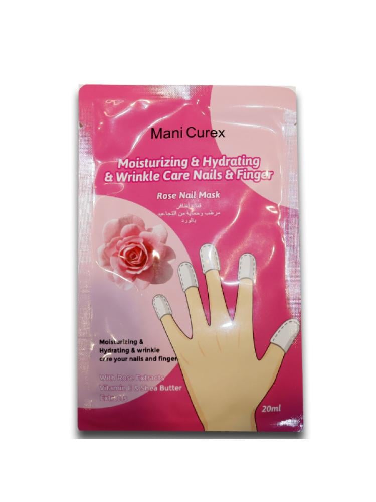 Mani Curex Rose Nail Mask - Rose Extract, 20ml