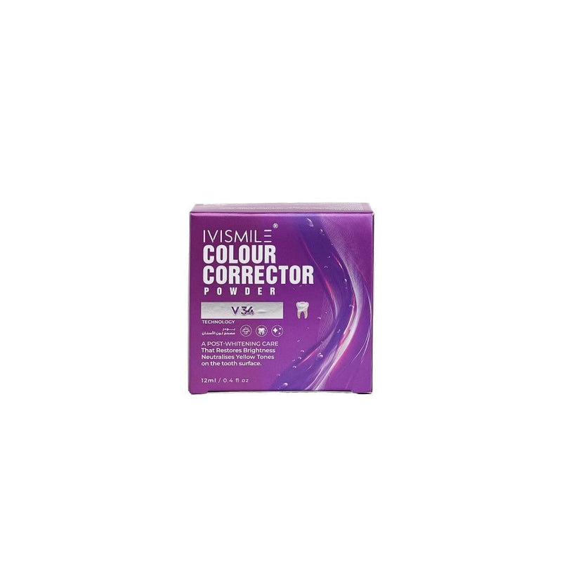 Buy Teeth Colour Corrector Powder V34 Purple Toning Enamel Care IVISMILE 12ml