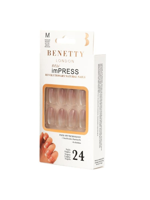 Benetty London Empress Natural Nails F15-28 - 24 Piece Set