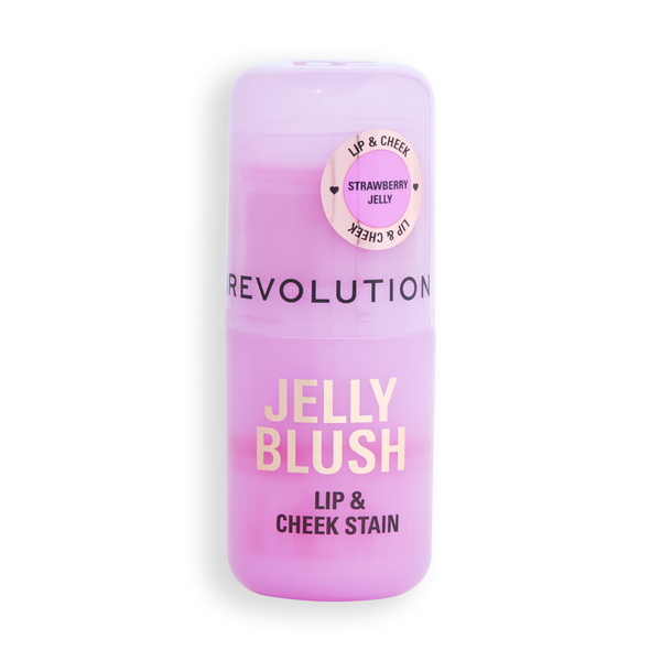 Revolution Jelly Blush Stick Strawberry Pink Multi-Use 10g