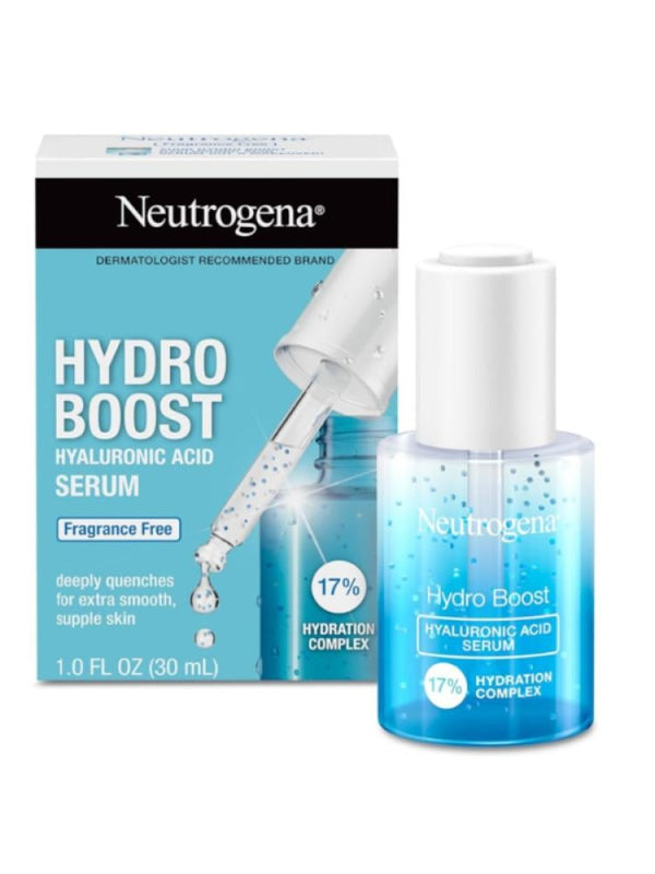 Neutrogena Hydro Boost Hydrating Serum 30ml - Hyaluronic Acid, Fragrance-Free