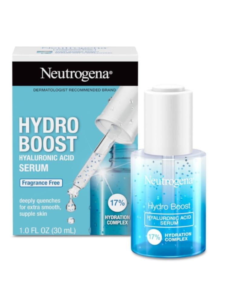 Neutrogena Hydro Boost Hydrating Serum 30ml - Hyaluronic Acid, Fragrance-Free
