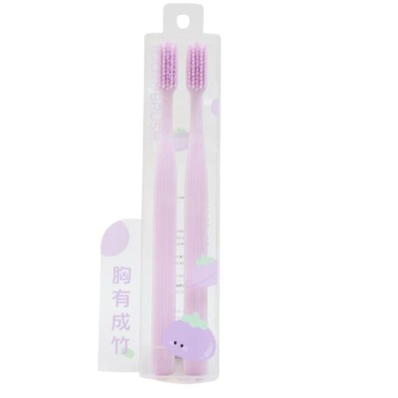 Beauty System Soft Toothbrushes, 2 Count, Random Color