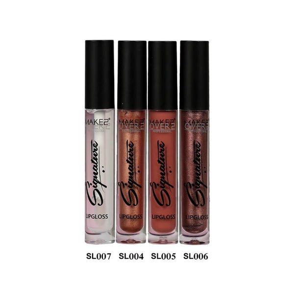 Make Over 22 Lip Gloss and Plumper Set, Hyaluronic Acid, 4 Pieces