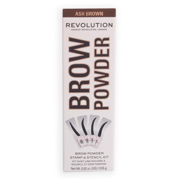 Best Eyebrow Stencil and Powder Kit Dark Brown Revolution Brow Stamp