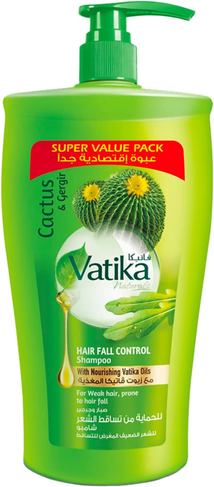 Aloe Vera & Watercress Anti-Hair Loss Shampoo 1000ml Strengthening Vatika 1L