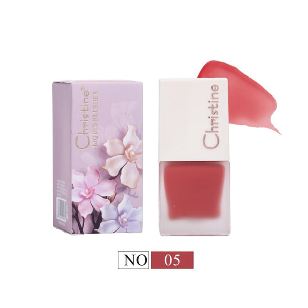 Christine Princess Liquid Blush 05 Natural Glow Face Makeup