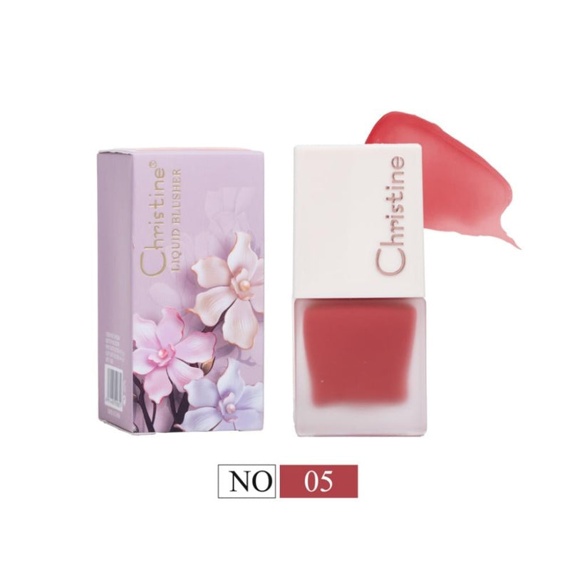 Christine Princess Liquid Blush 05 Natural Glow Face Makeup
