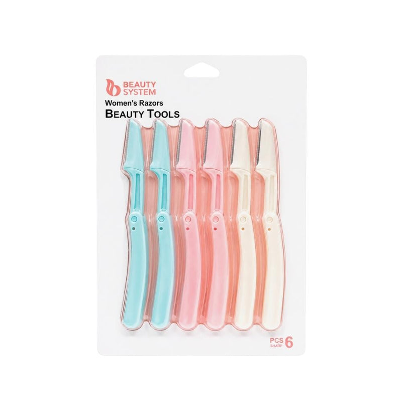 Facial Hair Removal Razors Precision Blades Beauty System 6 Pieces