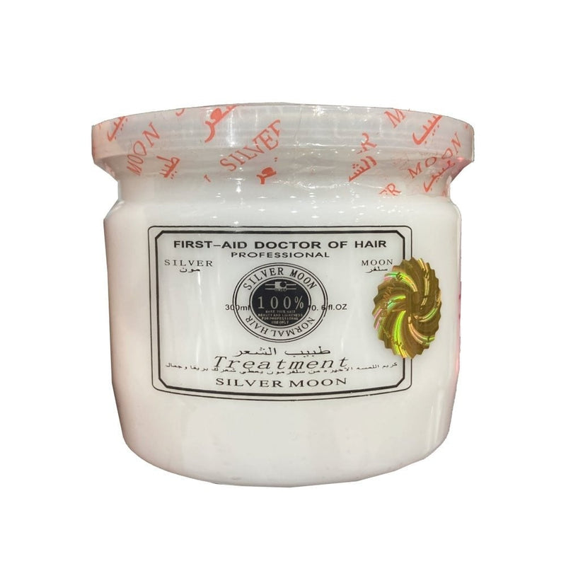 Hair Shine Cream Leave-in Conditioning Repair Shea Butter Silver Moon 300ml