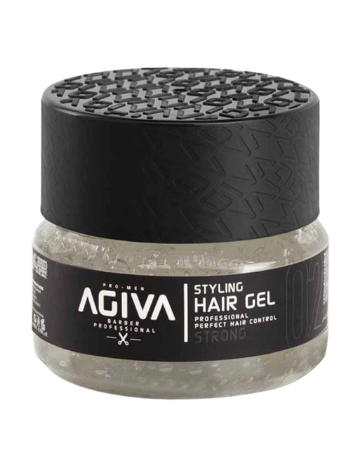 AGIVA Styling Gel Clear - Strong Hold, Natural Shine, Residue-Free, 700ml