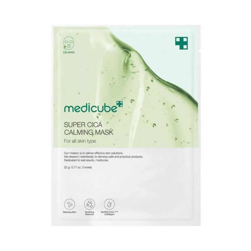 Sheet Mask Soothing Cica Tea Tree Buy Online Medicube 22g