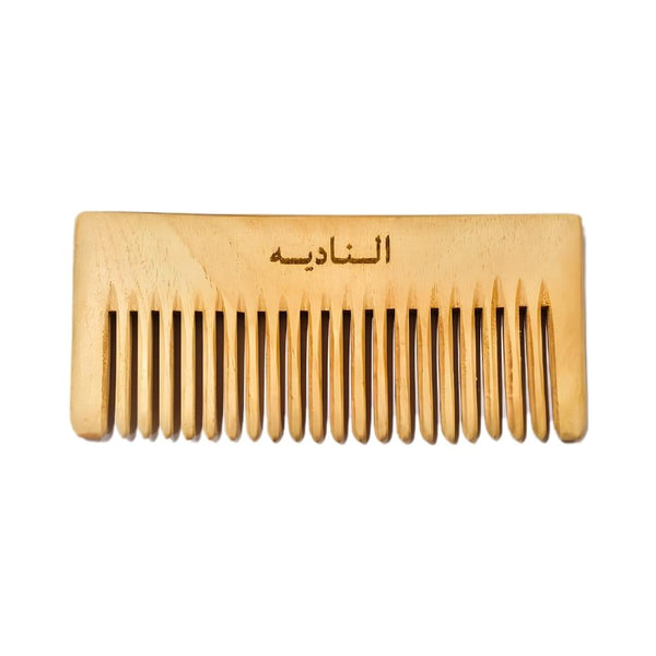 Alnadia Wooden Hair Comb, Natural Wood Detangling and Styling Tool