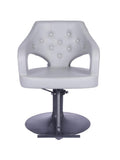 Salon System Women's Hairdressing Chair Gray Open Back