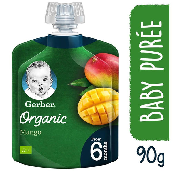 Gerber Puree Pouch Organic Fruit Mango Puree 90g