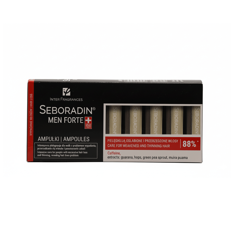 Men's Anti Hair Loss Ampoules Strengthening Seboradin 14 x 5.5ml