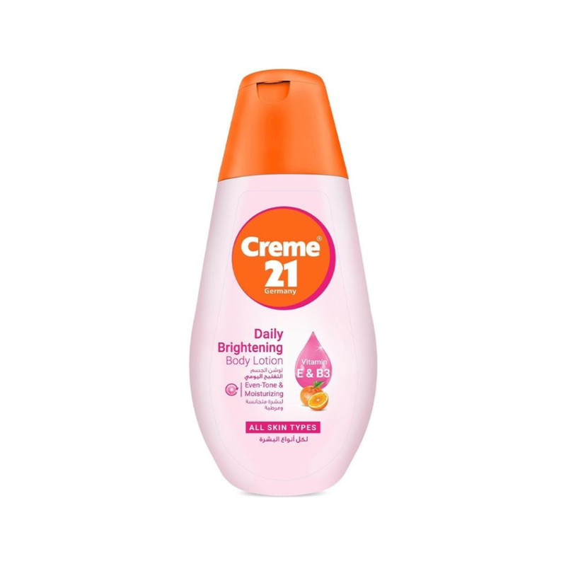 Cream 21 Daily Radiance Body Lotion with Vitamin E, 400ml