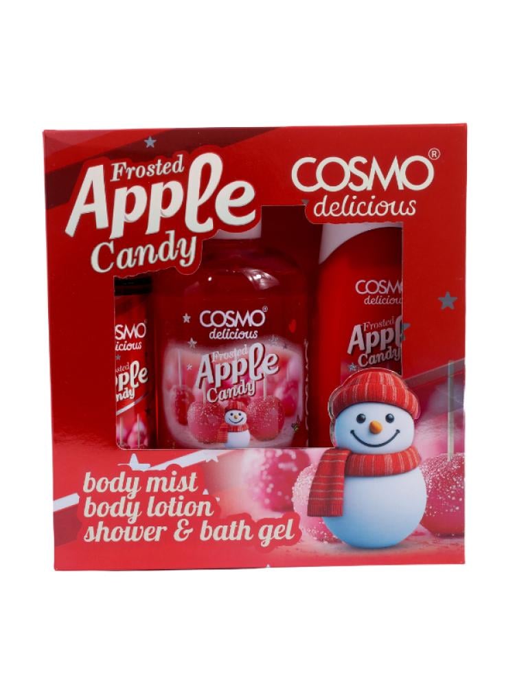 Cosmo Frosted Apple Candy Body Care Set - 3 Pieces