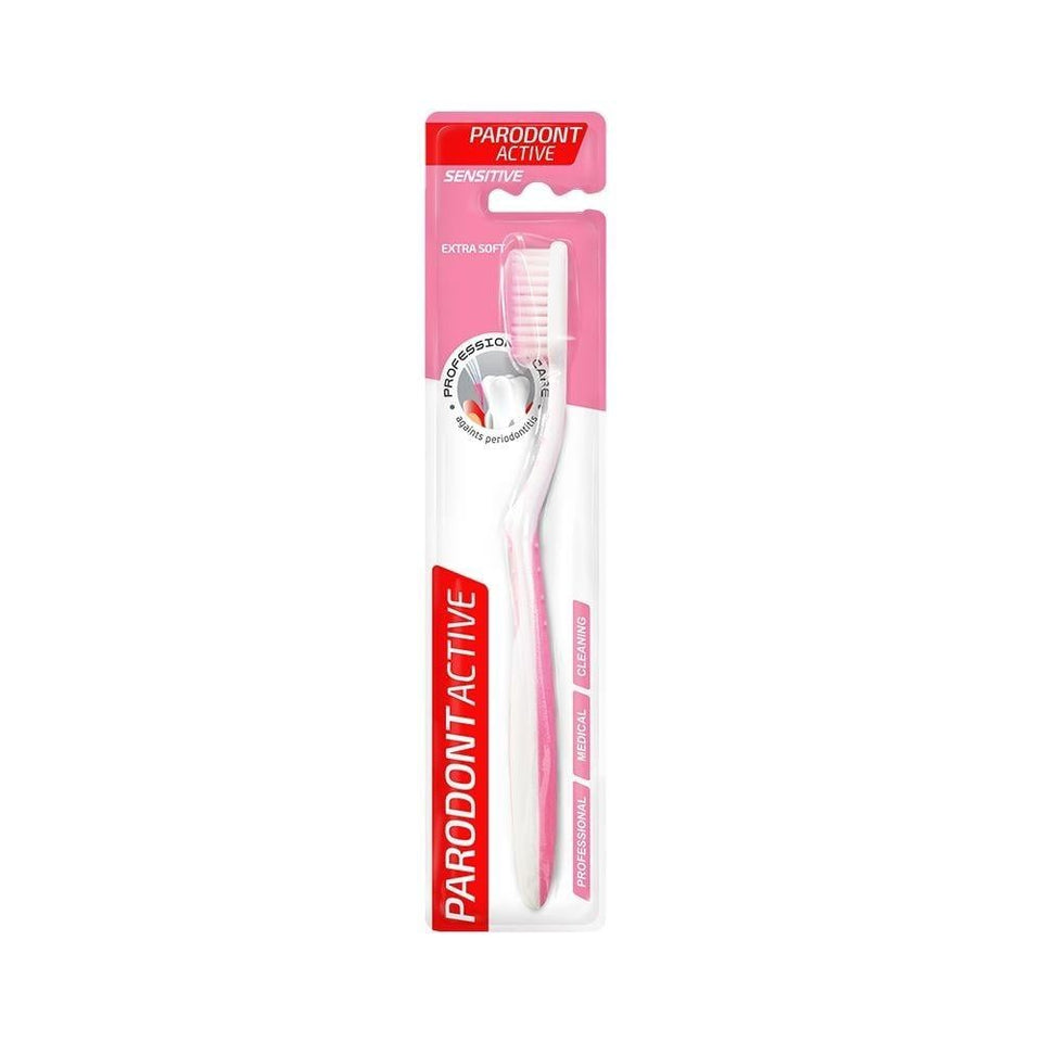 Parodont Active Sensitive Toothbrush Extra Soft for Sensitive Gums Laser Bristles 1pc