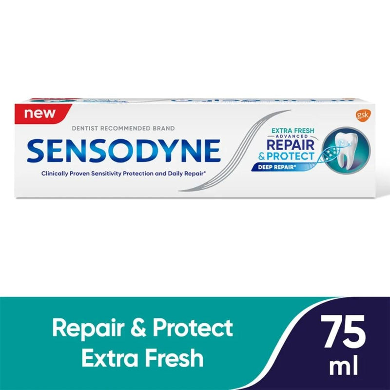 Best Sensodyne Toothpaste Enamel Repair Extra Fresh Sensitive Teeth 75ml