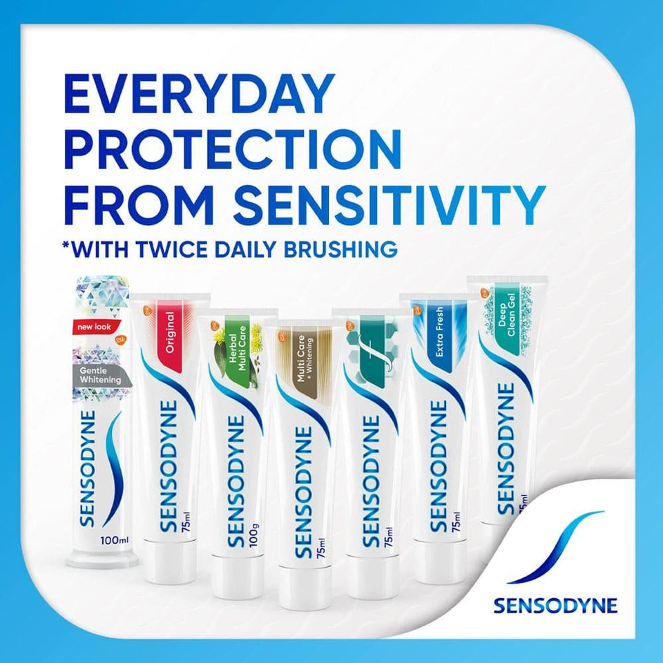 Sensodyne Multi-Care Whitening Toothpaste for Sensitive Teeth Fresh Breath 75ml