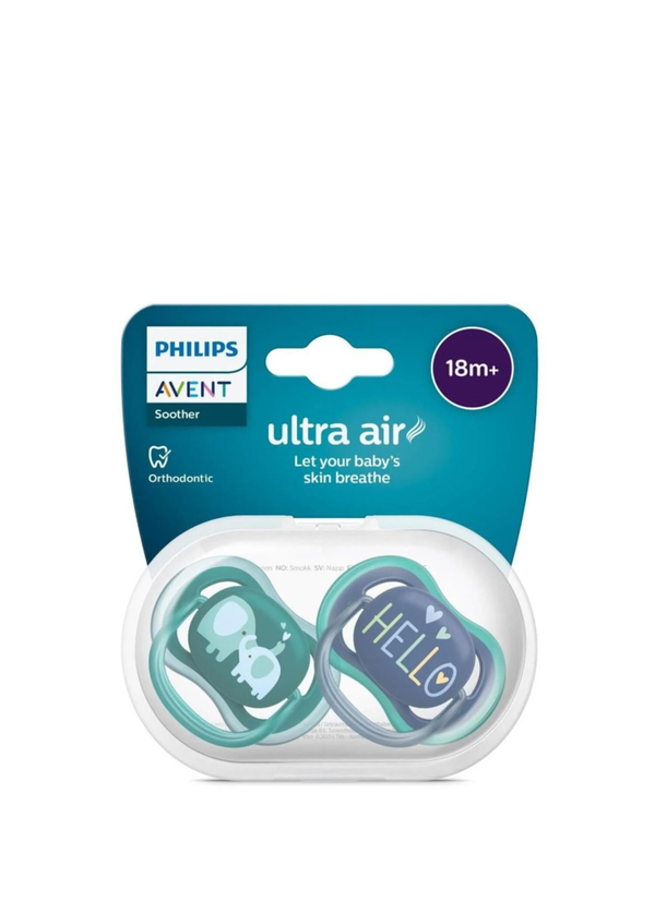 Ultra Air Baby Soother for children aged 18 months and older Durable Avent 2 Pcs