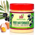 Hair Cream Deep Conditioning Olive Oil Egg Protein AB NATURALS 500ml