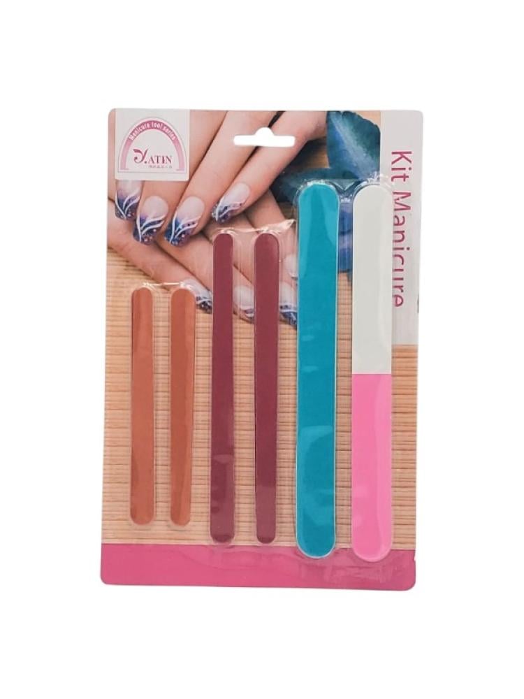 Salon System Nail File and Buffer Set - 6 Pieces