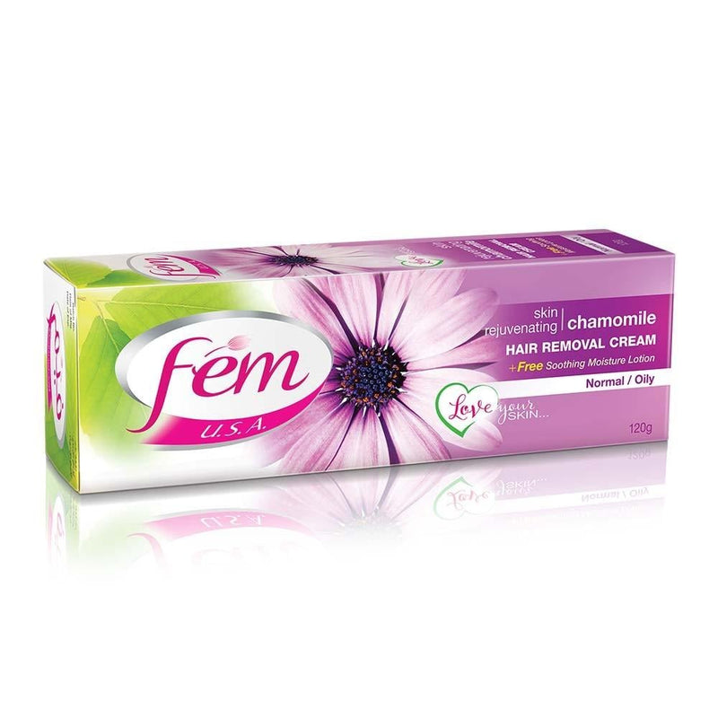 Hair Removal Cream for Oily Skin Chamomile Dabur Fem 120g