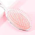 Hair Comb Detangling Rose Silver for Curly Hair Minigood