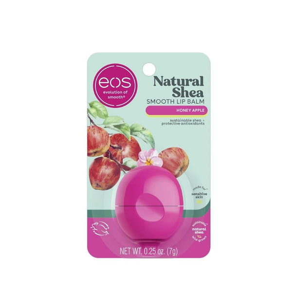 Eos Shea Butter Lip Balm, Apple Honey, 7g, Paraben-Free, Jojoba Oil