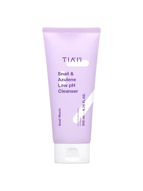 Tiam Low pH Snail & Azulene Soothing Cleanser - 200ml