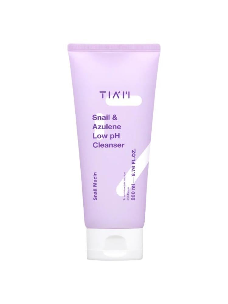 Tiam Low pH Snail & Azulene Soothing Cleanser - 200ml