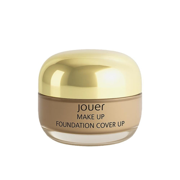 Jouer Full Cover Foundation, SPF 30, Waterproof, 52 Golden Sand