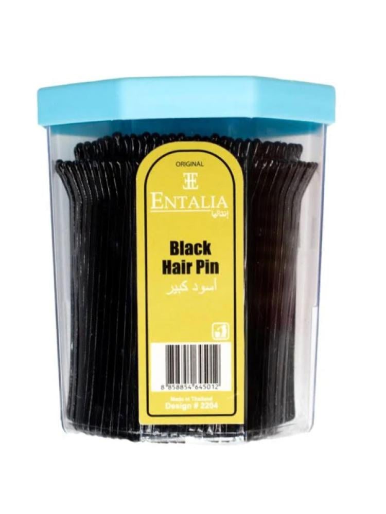 Entalia Large Black Hairpins - 100 Pieces