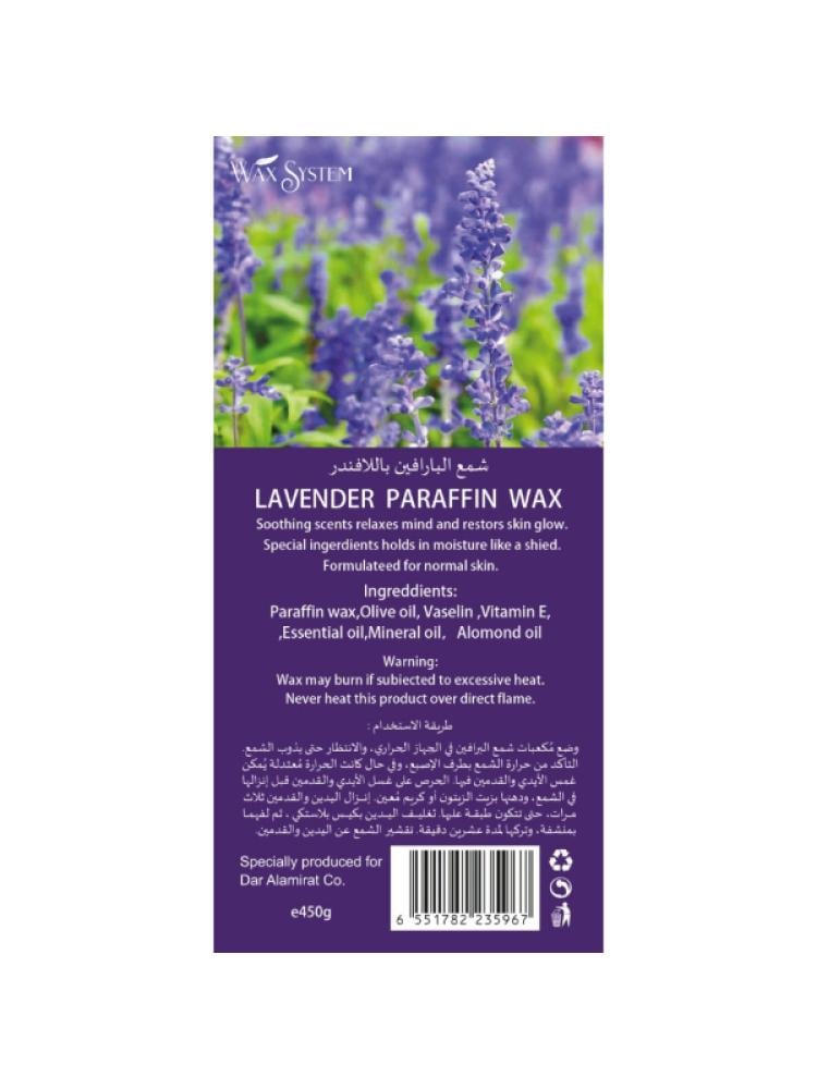 Wax System Lavender Paraffin Wax - 450g