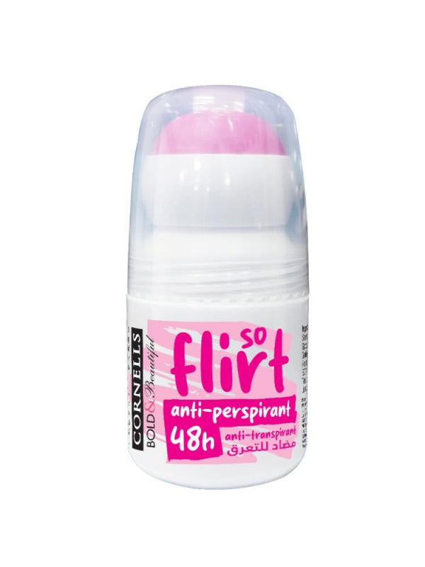 Cornells So Flirt Antiperspirant Roll On Deodorant Pink 50ml