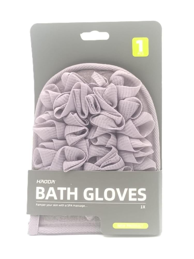 Haoda Bath Glove Loofah - Purple