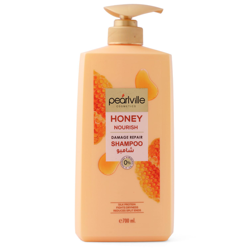 Shampoo Damaged Hair Repair Honey Strengthening Pearlville Cosmetics 700ml