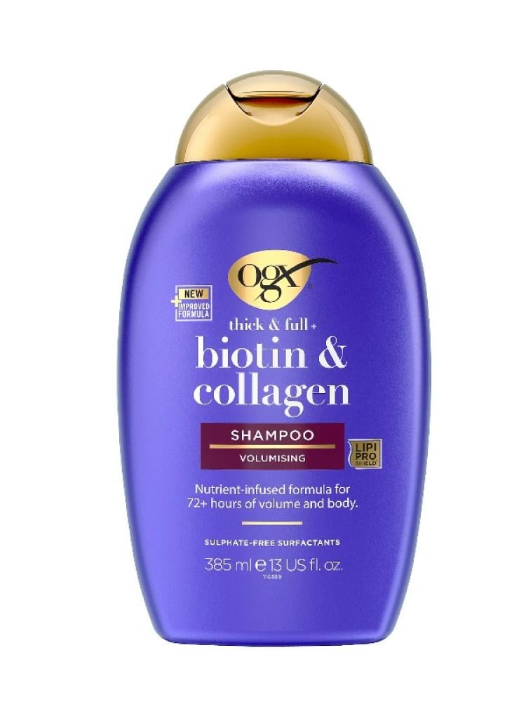 OGX Biotin & Collagen Shampoo for Thicker, Fuller Hair - 385ml