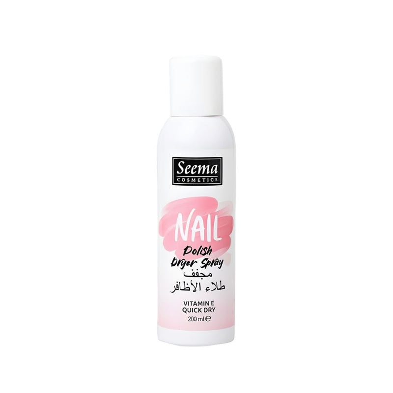 Seema Cosmetics Nail Polish Dryer Spray with Vitamin E, 200ml