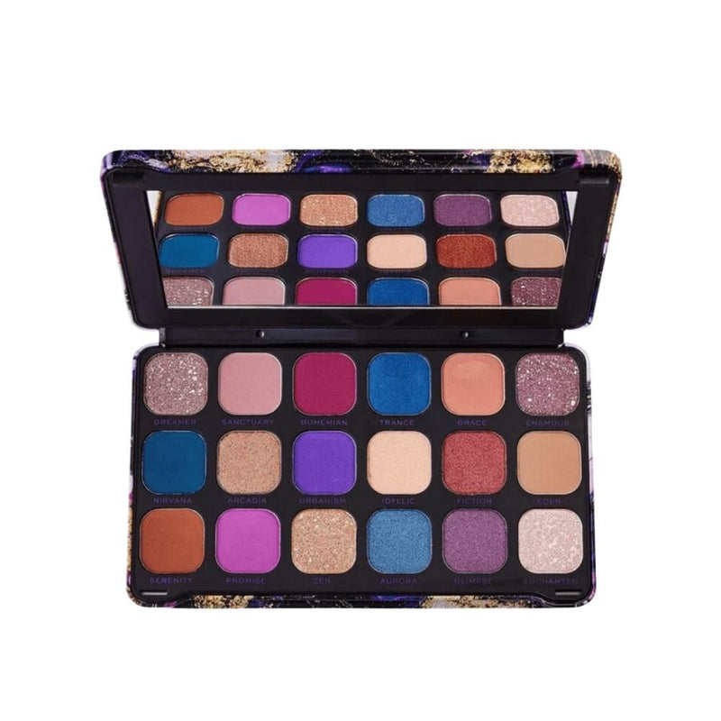 Revolution Utopia Forever Flawless Eyeshadow Palette 18 Shades