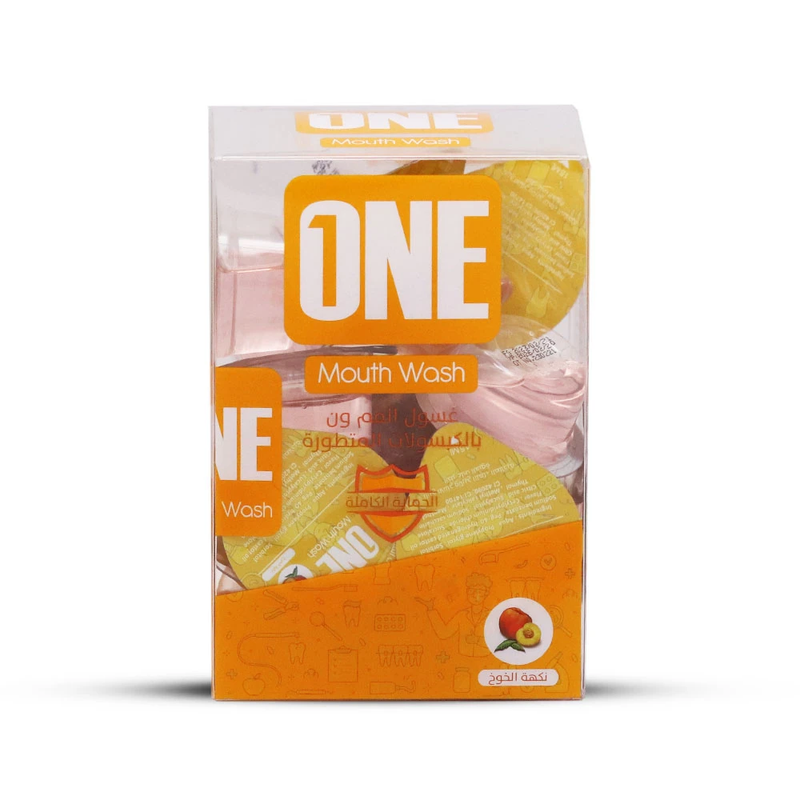 One Mouthwash Capsules Peach Flavor Alcohol-Free 20 Count 15ml
