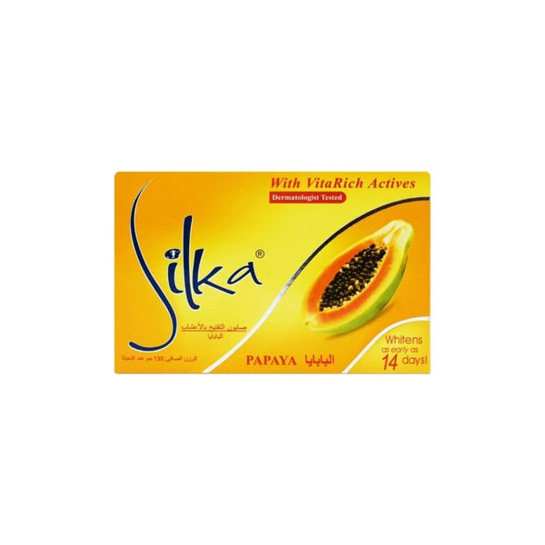 Papaya Soap Brightening Silka Green Papaya 135g