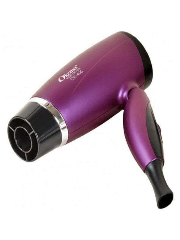 Okema OK-406 Hair Dryer, 2000-2200W, Ionic Technology, 5 Speeds, 4 Heat Settings