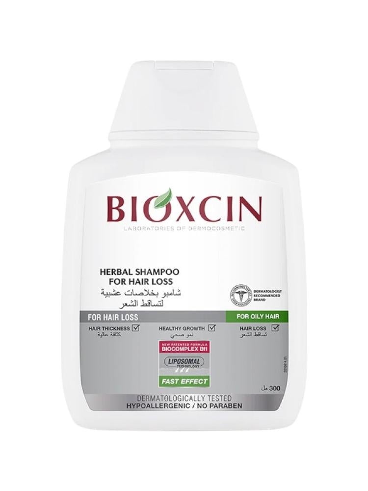 Bioxcin Herbal Shampoo for Oily Hair Loss - 300ml