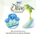Sofy Olive Oil Sanitary Pads - Regular with Wings, 10 Count